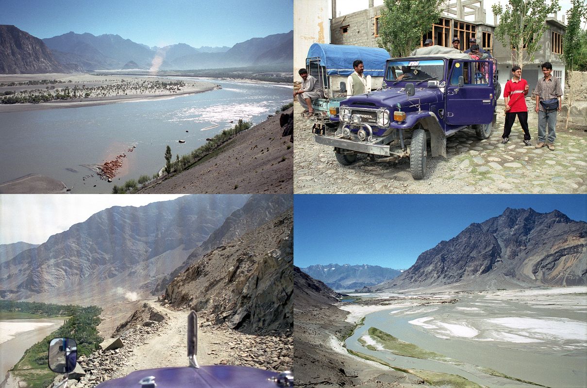 01 View Ahead From Skardu, Loading The Jeep For Ride From Skardu Towards Shigar Valley